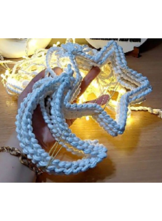 فرع زينه اضاءة رمضان مكرميات وهلال ونجوم ٩ متر - Image 2